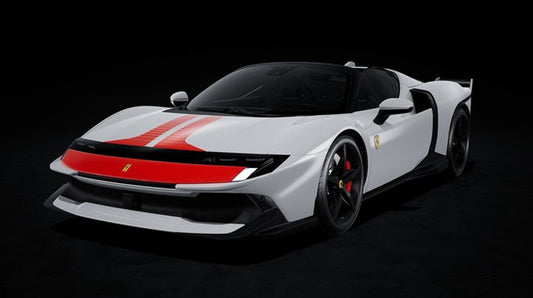 [ Pre-order ] LS566H LookSmart 1:43 Ferrari 849 Testarossa Spider Bianco Artico Assetto Fiorano