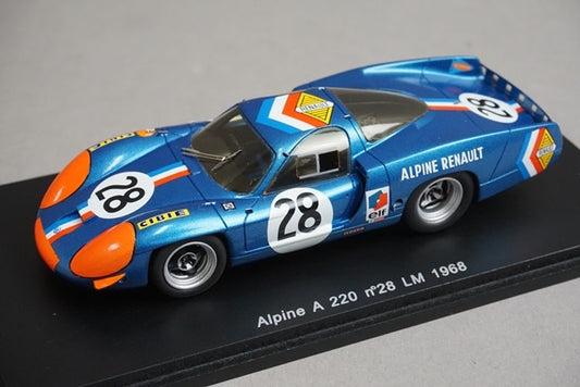1:43 SPARK S1542 Alpine A220 Le Mans 1968 #28 model car