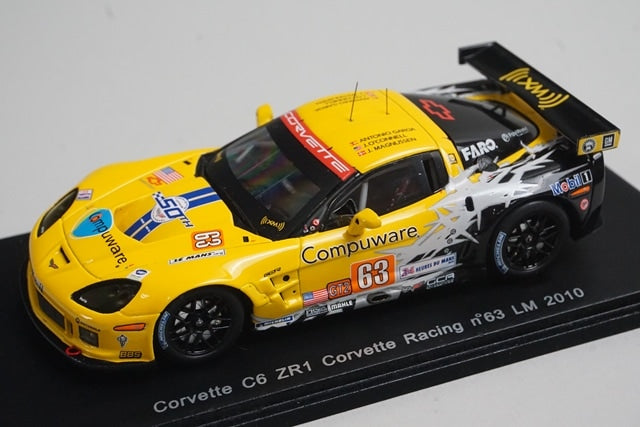 1:43 SPARK S2579 Chevrolet Corvette C6 ZR1 Corvette Racing Le Mans 2010 #63 model car