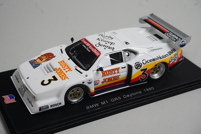 1:43 Spark US044 BMW M1 GR5 Daytona 1980 #3 model car