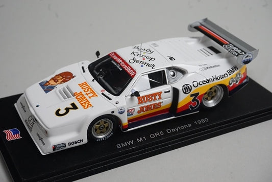 1:43 Spark US044 BMW M1 GR5 Daytona 1980 #3 model car