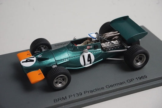 1:43 Spark S2344 BRM P139 German GP Practice 1969 #14 J. Sirtis model car