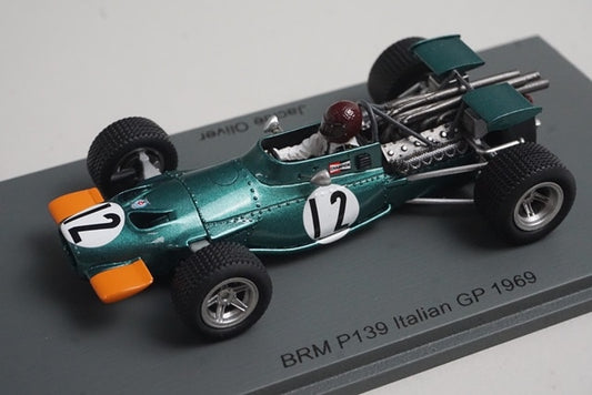 1:43 Spark S2345 BRM P139 Italian GP 1969 #12 J. Oliver model car