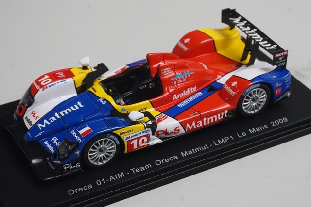 1:43 Spark S4550 Oreca 01-AIM Team Oreca Matt Mutt LMP1 Le Mans 2009 #10 model car