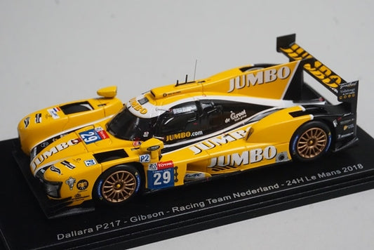 1:43 Spark S7015 Dallara P217 Gibson Racing Team Netherlands Le Mans 24H 2018 #29 model car