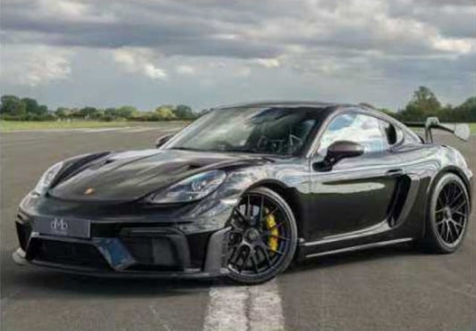 [ Pre-order ] Flame Model 1:64 Porsche Cayman 718 GT4 RS Black