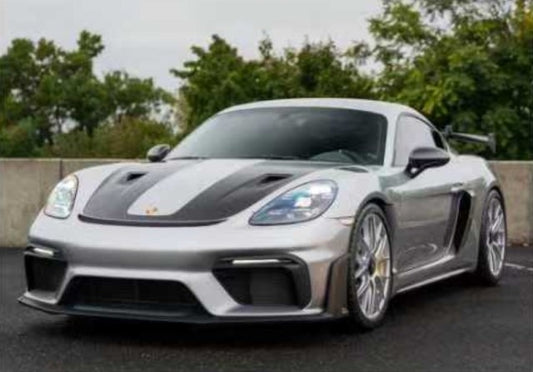 [ Pre-order ] Flame Model 1:64 Porsche Cayman 718 GT4 RS Silver