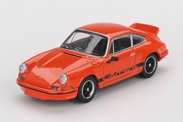 [ Pre-order ] MGT01142-L TSM MINI-GT 1:64 Porsche 911 Carrera RS 2.7 Tangerine/Black Livery (Left-hand drive)