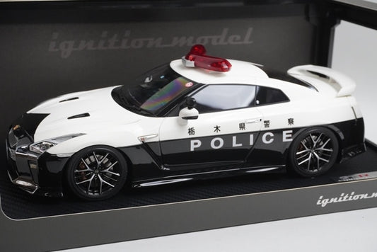 1:18 ignition model IG1901 Nissan GT-R R35 2018 Japan Tochigi Police Expressway Traffic model car