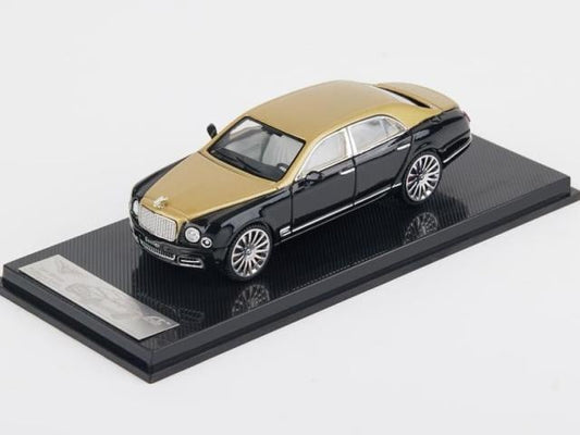 [ Pre-order ] SC Models 1:64 Bentley Mulsanne Sport Black Gold Top
