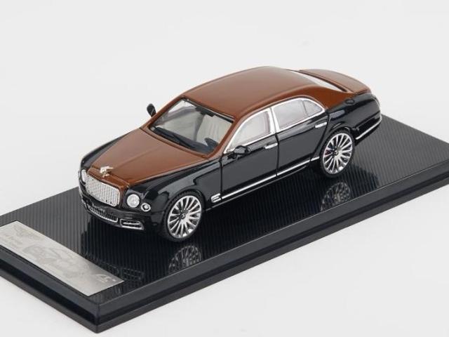 [ Pre-order ] SC Models 1:64 Bentley Mulsanne Sport Black Coffee Top