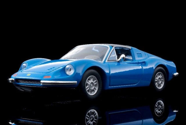 TOMYTEC 1:64 Ferrari LV Dino 246 GTS (Blue) 337591