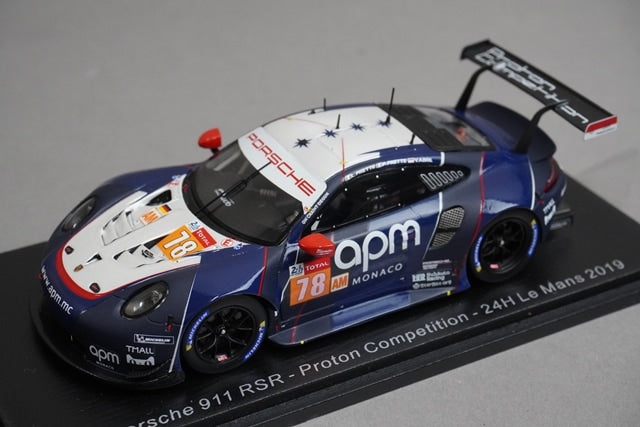 1:43 SPARK S7944 Porsche 911 RSR Proton Competition Le Mans 24H 2019 #78 model car