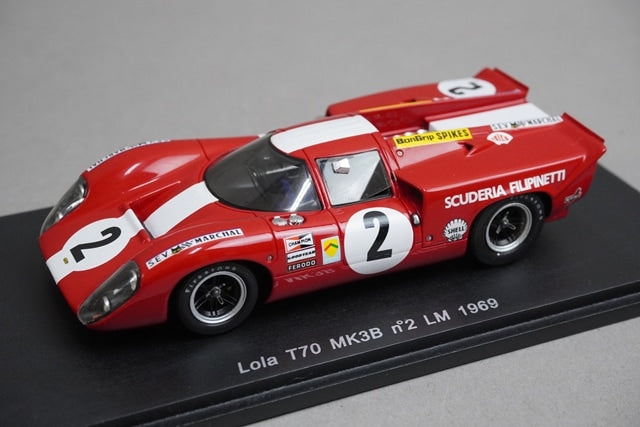 1:43 SPARK S1434 Lola T70 MK3B Le Mans 1969 #2 model car