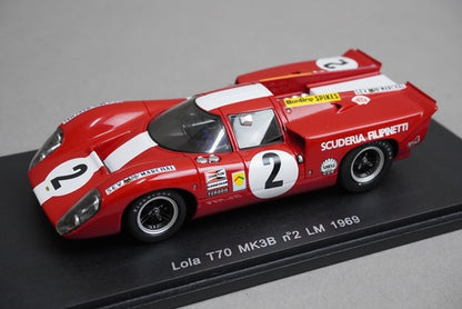 1:43 SPARK S1434 Lola T70 MK3B Le Mans 1969 #2 model car