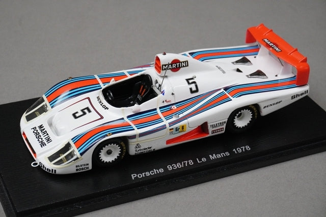 1:43 SPARK S4432 Porsche 936:78 Le Mans 1978 #5 Martini model car