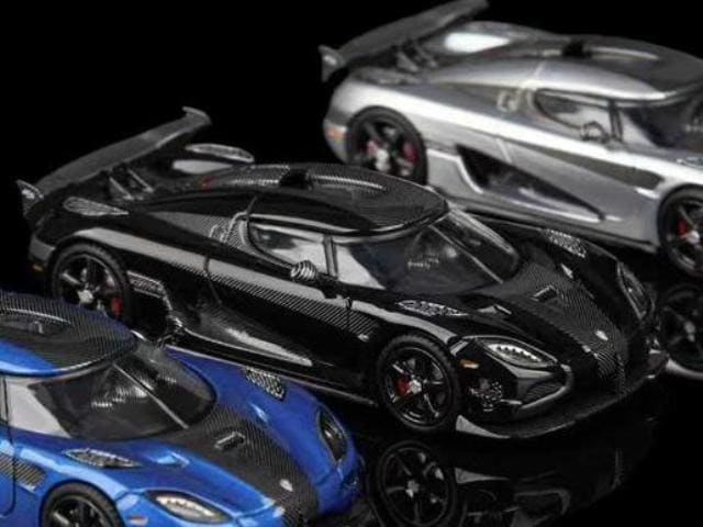 [ Pre-order ] SC Models 1:64 Koenigsegg RS Black Carbon