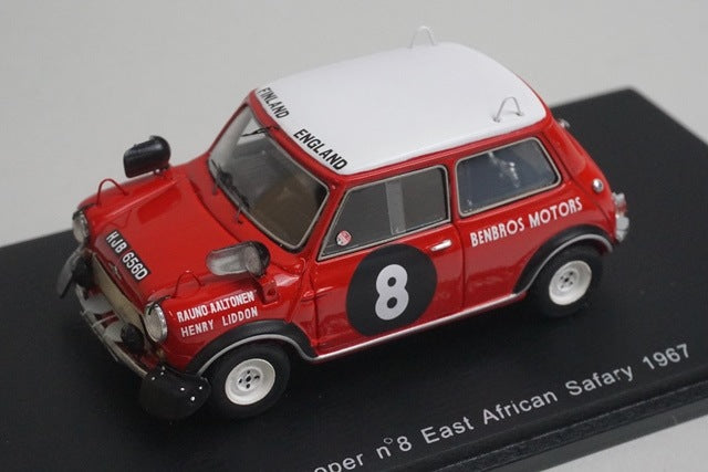 1:43 Spark S2660 Mini Cooper East African Safari 1967 #8 model car