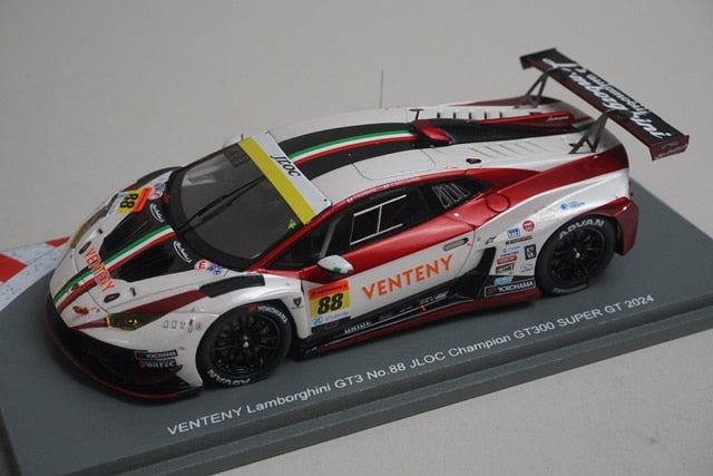 1:43 Spark 43SGT2024C3 VENTENY Lamborghini GT3 JLOC Champion GT300 Super GT 2024 #88 model car