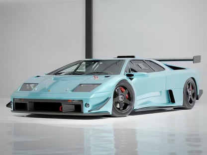 [ Pre-order ] Stance Hunters SH x Classic Lover 1:64 Lamborghini Diablo GTR BLU AEGIR