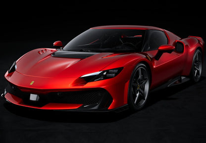 [ Pre-order ] P18269C BBR 1:18 Ferrari 296 Speciale Rosso Magma (with clear case)