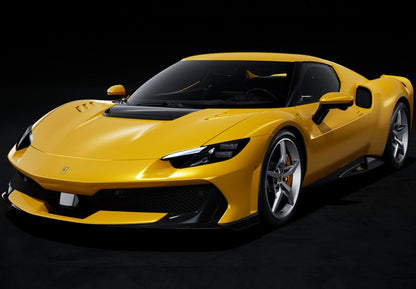 [ Pre-order ] P18269D BBR 1:18 Ferrari 296 Speciale Giallo Tristrato (with clear case)