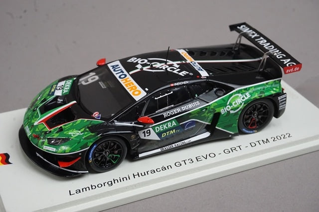 1:43 Spark SG871 Lamborghini Huracan GT3 EVO GRT DTM 2022 #19 R. Ineishen