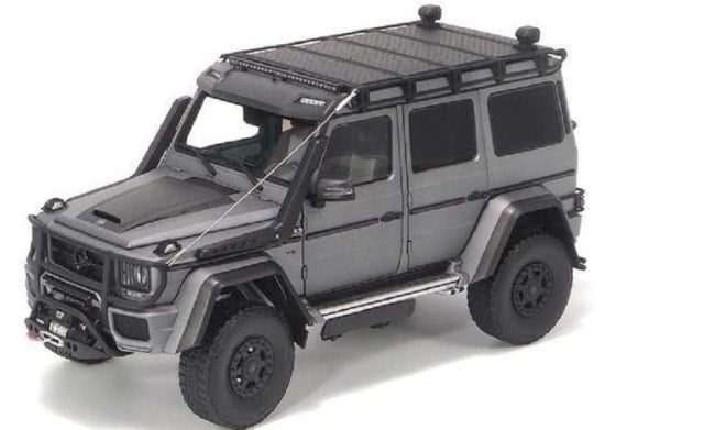 860307 Almost Real Model 1:18 Brabus 550 Adventure Mercedes-Benz G 500 2017 Monza Gray Magno model car