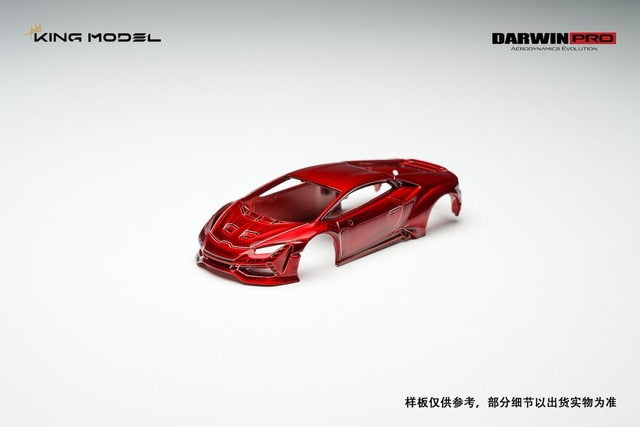 [ Pre-order ] KING MODEL 1:64 DarwinPRO Huracan B/Transparent Red