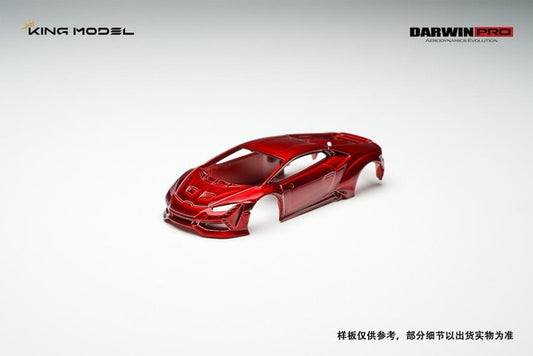 [ Pre-order ] KING MODEL 1:64 DarwinPRO Huracan B/Transparent Red