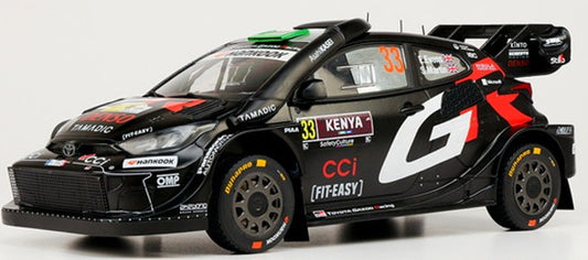 [ Pre-order ] 18RMC245 ixo 1:18 Toyota GR Yaris Rally1 2025 Rally Kenya Winner #33 E. Evans / S. Martin