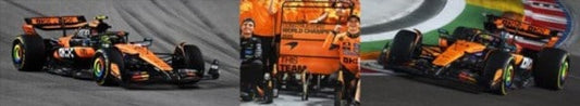 [ Pre-order ] 64S084 Spark 1:64 McLaren MCL39 No.4 & No.81 Formula 1 Constructors' Champion 2025 #4 & #81 L. Norris & O. Piastri
