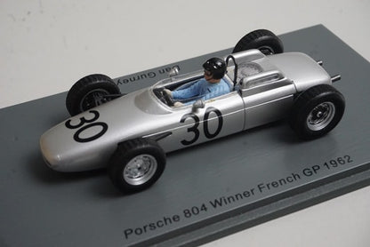1:43 SPARK S7515 Porsche 804 French GP Winner 1962 #30 D. Gurney model car