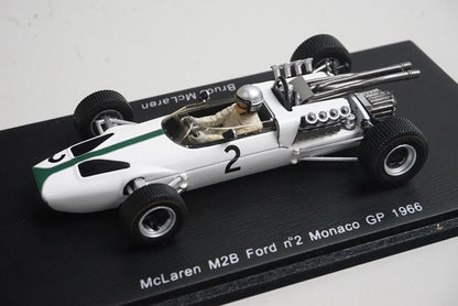 1:43 SPARK S3093 McLaren M2B Ford Monaco GP 1966 #2 B. McLaren model car