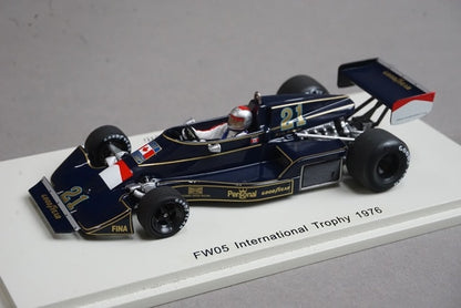 1:43 SPARK S4044 FW05 International Trophy 1973 #21 M. Andretti model car