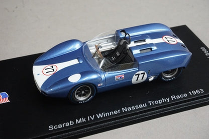 1:43 SPARK US109 Scarab MK4 Nassau Trophy Race Winner 1963 #77 A.J. Foyt model car