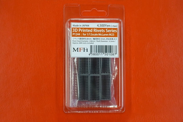 P1244 Model Factory Hiro 1:12 McLaren 3D Printed Rivet Series Full Detail Kit McLaren M23
