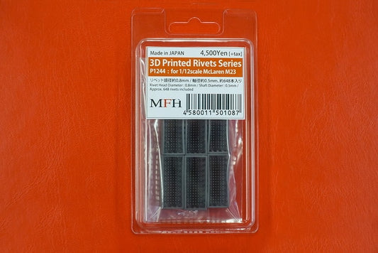 P1244 Model Factory Hiro 1:12 McLaren 3D Printed Rivet Series Full Detail Kit McLaren M23