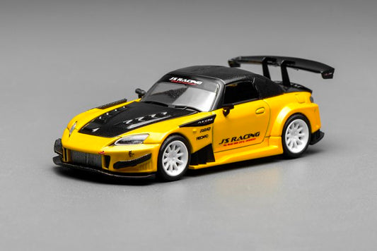 [ Pre-order ] M65146 MOTORHELIX 1:64 Honda S2000 J's Racing New Indy Yellow Pearl