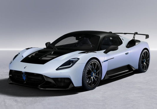 [ Pre-order ] P18255A BBR 1:18 Maserati GT2 Stradale Bianco Audace Matte (Includes Clear Case)