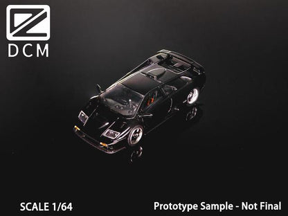 [ Pre-order ] DCM 1:64 Diablo GT Pearl Black