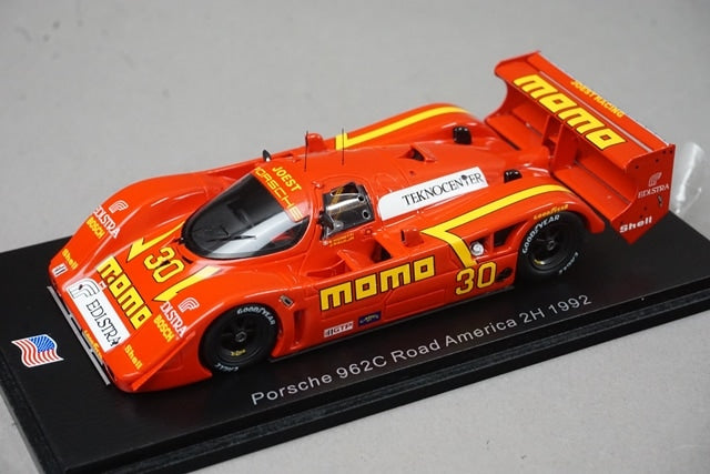 1:43 SPARK US104 Porsche 962C Road America 2H 1992 #30 model car