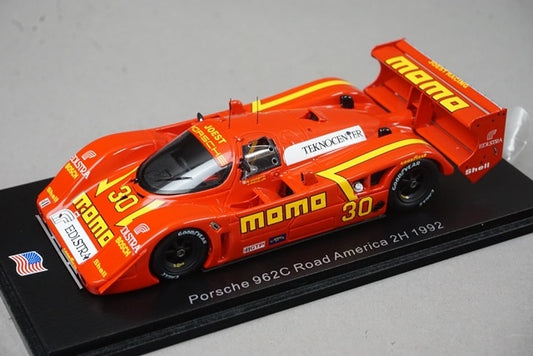1:43 SPARK US104 Porsche 962C Road America 2H 1992 #30 model car