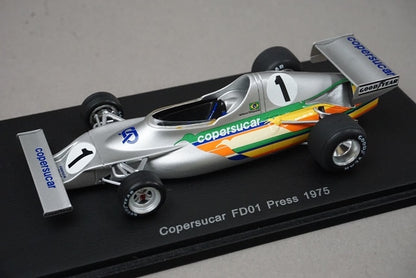 1:43 SPARK S3933 Copascar FD01 Press 1975 #1 model car