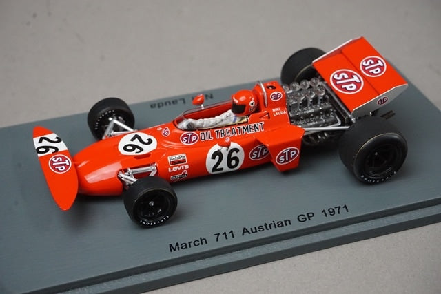 1:43 SPARK S3379 March 711 Austrian Grand Prix 1971 #26 N. Lauda model car