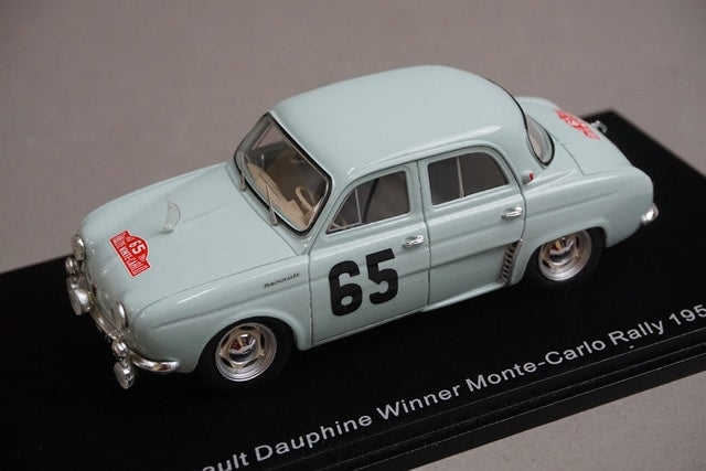 1:43 Spark S5207 Renault Dauphin Monte Carlo Rally Winner 1958 #65 J. Ferret model car