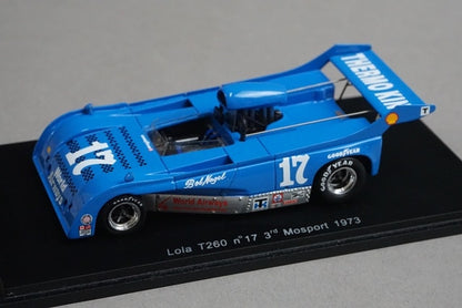 1:43 Spark S1136 Lola T260 Mosport 3rd Place 1973 #17 B. Nagel model car