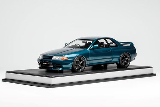 MH027MG MOTORHELIX 1:18 Nissan Skyline GT-R (R32) Customized Version Midnight Green model car