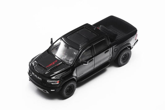 [ Pre-order ] KS-067-664 Shadow Pro 1:64 Tyrannosaurus Rex Pickup Truck Black (LHD)