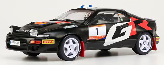 18RMC242 ixo 1:18 Toyota Celica GT-FOUR ST185 2025 Rally Costa Brava Winner #1 J.M.Latvala / J.Hussi